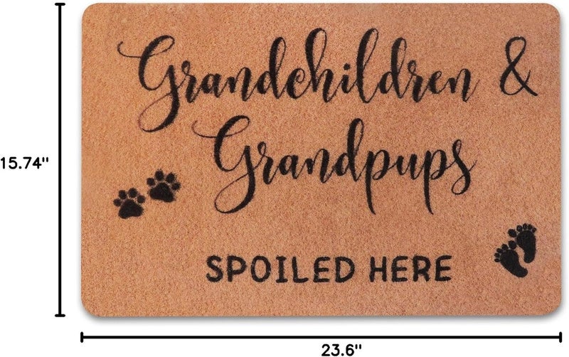 PLUJOYS Grandma Gifts,Christmas Nana Gifts for Grandma,Gifts for Grandparents,Grandpa Gifts Birthday Gifts,Gigi Grandma Gifts from Granddaughter Grandchildren Grandson Grankids,Doormats Home Decor - Image 3